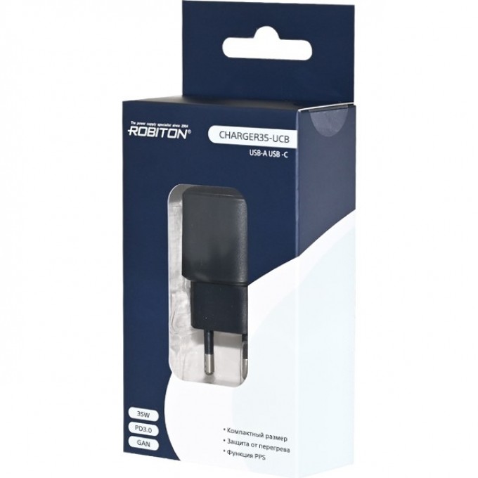 Адаптер/блок питания ROBITON CHARGER35-UCB 19416 Адаптер/блок питания ROBITON CHARGER35-UCB 19416