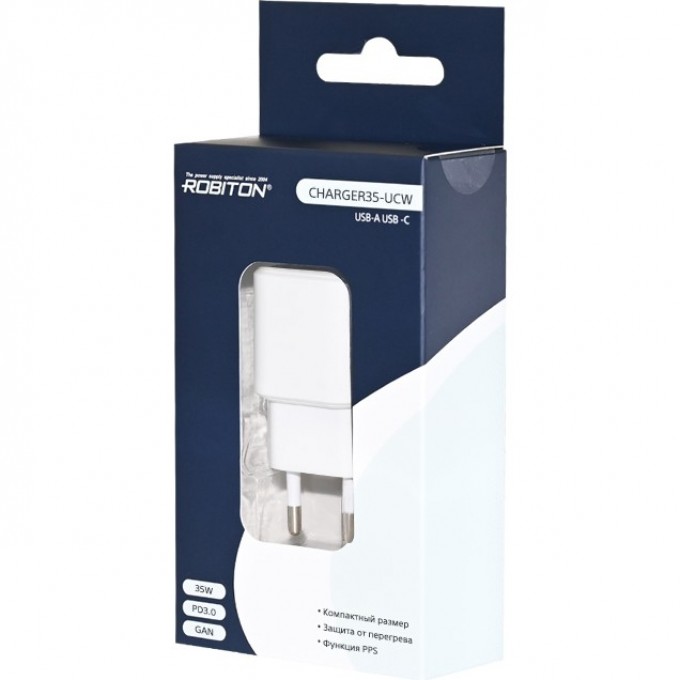 Адаптер/блок питания ROBITON CHARGER35-UCW 19417 Адаптер/блок питания ROBITON CHARGER35-UCW 19417