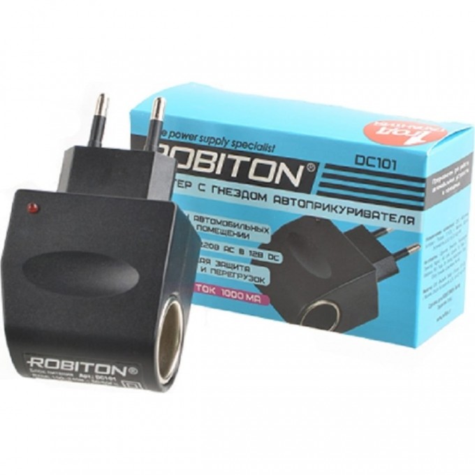 Адаптер/блок питания ROBITON DC101 16183 Адаптер/блок питания ROBITON DC101 16183
