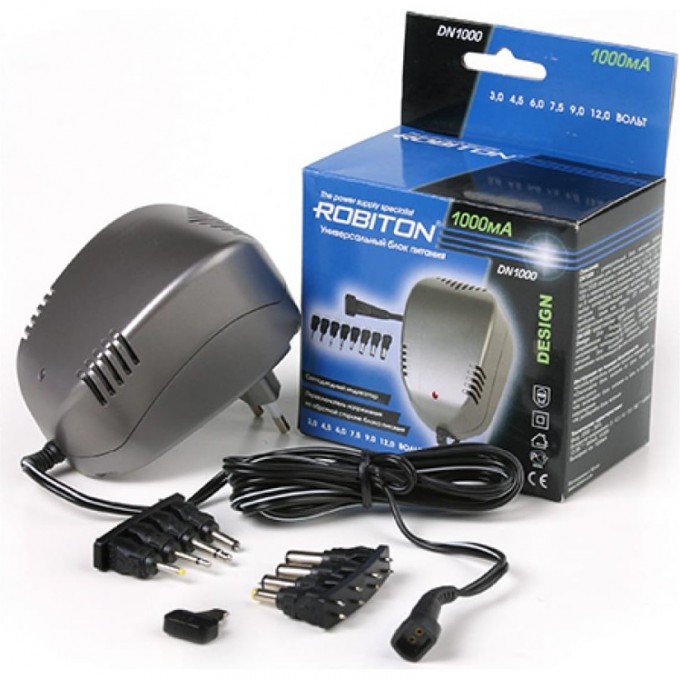 Адаптер/блок питания ROBITON DN1000 04398 Адаптер/блок питания ROBITON DN1000 04398