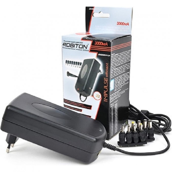 Адаптер/блок питания ROBITON EN3000S/5-24 09659 Адаптер/блок питания ROBITON EN3000S/5-24 09659