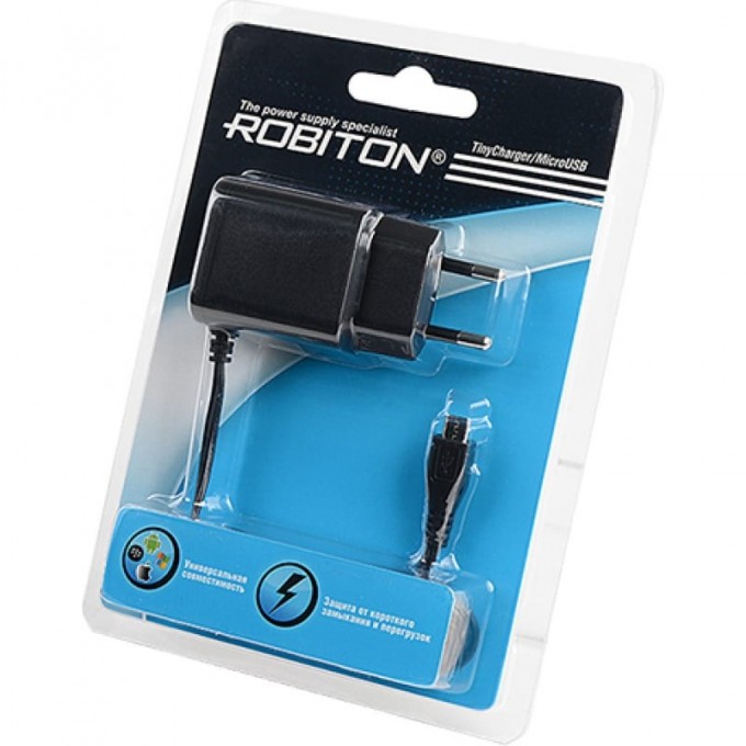 Адаптер/блок питания ROBITON TinyCharger/MicroUSB 14102 Адаптер/блок питания ROBITON TinyCharger/MicroUSB 14102