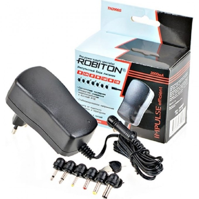 Адаптер/блок питания ROBITON TN2000S 16034 Адаптер/блок питания ROBITON TN2000S 16034