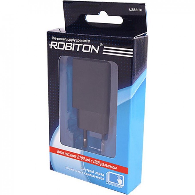 Адаптер/блок питания ROBITON USB2100 09576 Адаптер/блок питания ROBITON USB2100 09576