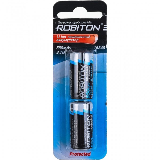 Аккумулятор ROBITON 16340 12224 Аккумулятор ROBITON 16340 12224
