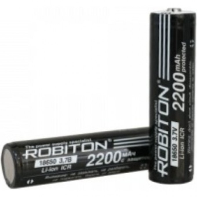 Аккумулятор ROBITON 18650-2200 с защитой PK1 19485 Аккумулятор ROBITON 18650-2200 с защитой PK1 19485