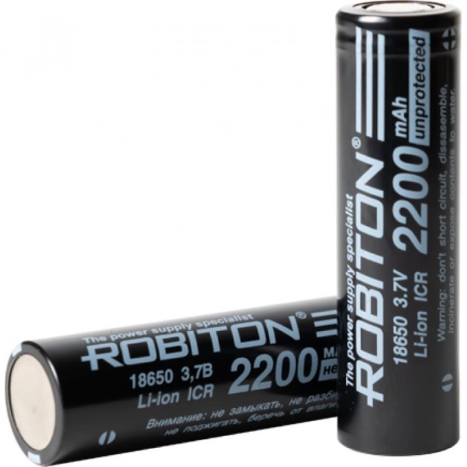 Аккумулятор ROBITON 2.2/Li18650/np 18226 Аккумулятор ROBITON 2.2/Li18650/np 18226