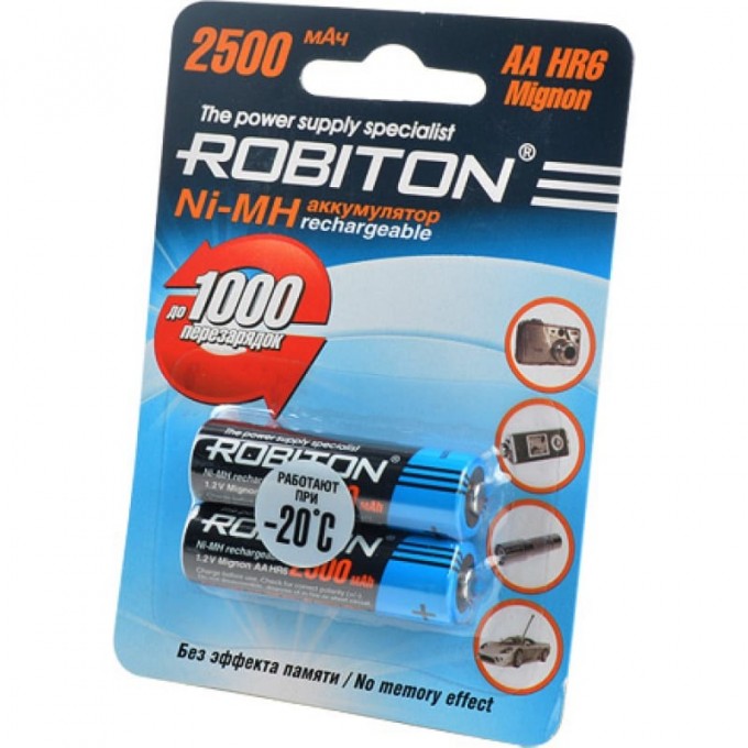 Аккумулятор ROBITON 2500MHAA-2 08793 Аккумулятор ROBITON 2500MHAA-2 08793