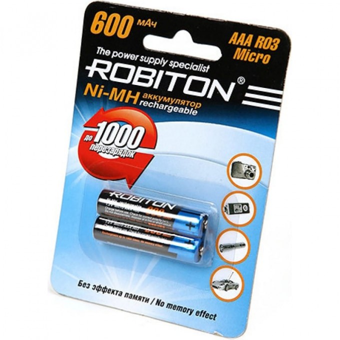 Аккумулятор ROBITON 600MHAAA-2 08794 Аккумулятор ROBITON 600MHAAA-2 08794