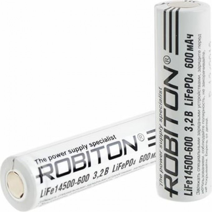 Аккумулятор ROBITON LiFe14500-600 17110 Аккумулятор ROBITON LiFe14500-600 17110