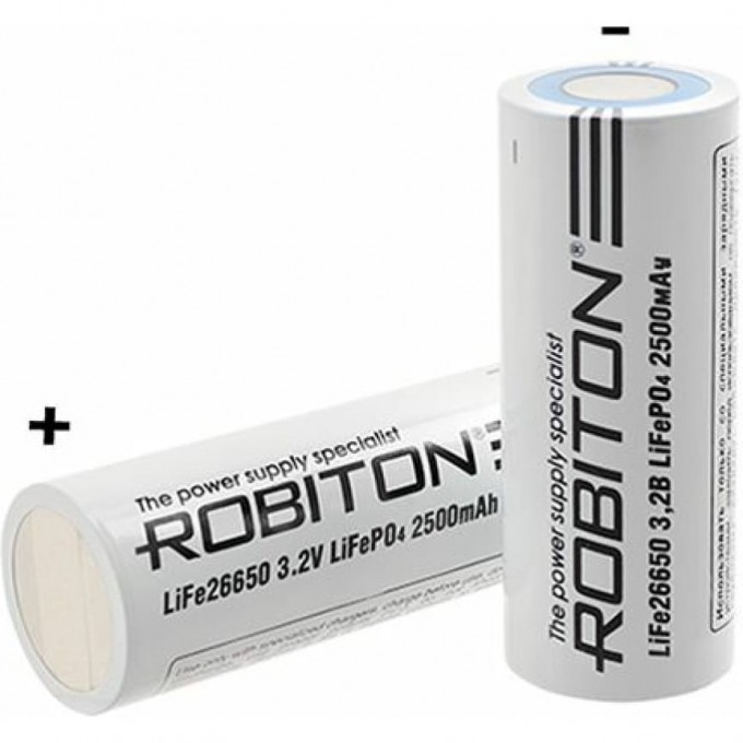 Аккумулятор ROBITON LiFe26650 13702 Аккумулятор ROBITON LiFe26650 13702