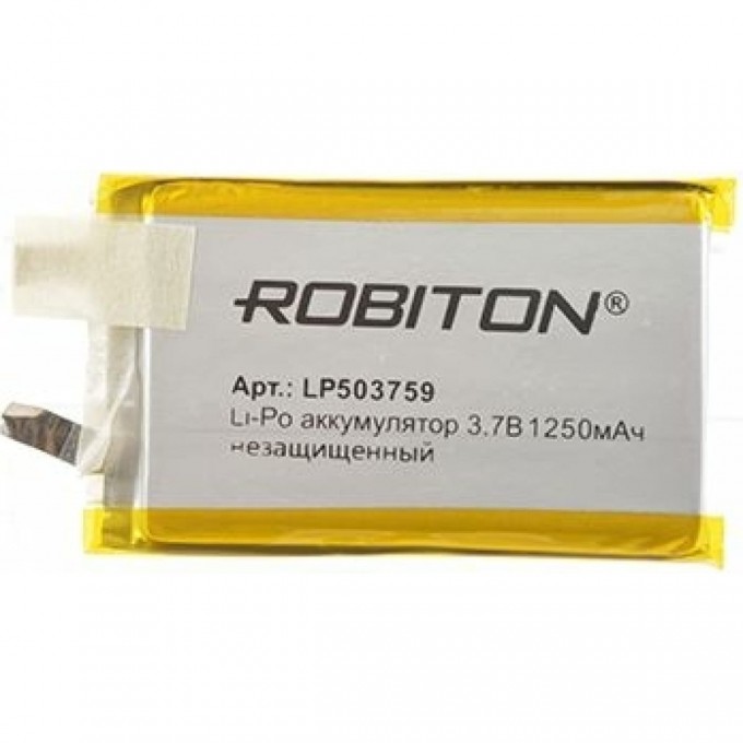 Аккумулятор ROBITON LP503759UN 15740 Аккумулятор ROBITON LP503759UN 15740