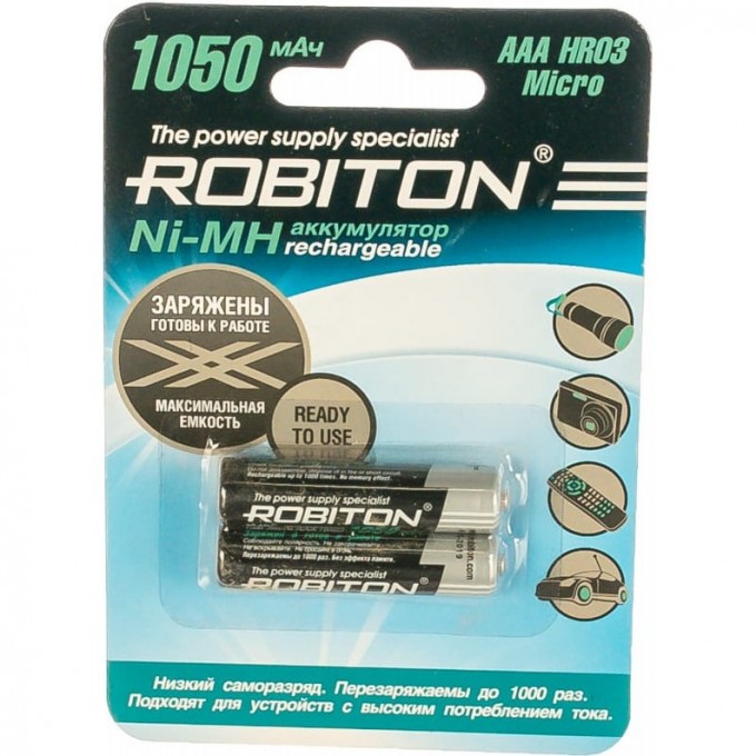 Аккумулятор ROBITON RTU1050MHAAA-2 13117 Аккумулятор ROBITON RTU1050MHAAA-2 13117