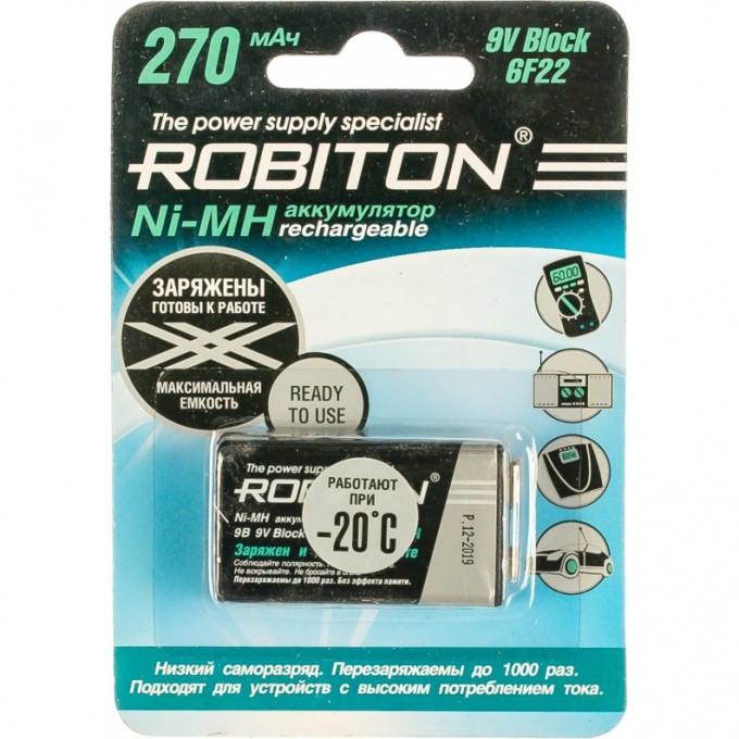 Аккумулятор ROBITON RTU270MH-1 13187 Аккумулятор ROBITON RTU270MH-1 13187