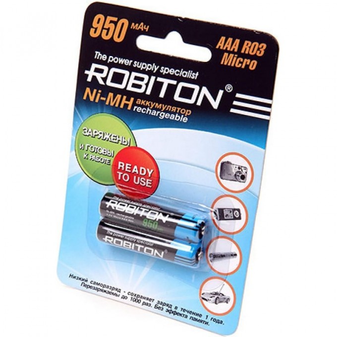 Аккумулятор ROBITON RTU950MHAAA-2 09792 Аккумулятор ROBITON RTU950MHAAA-2 09792
