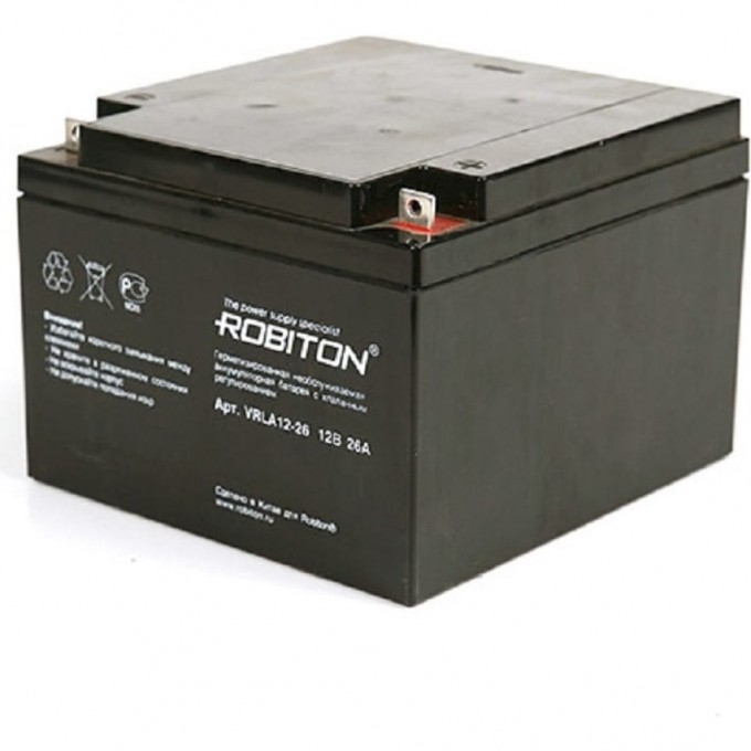 Аккумулятор ROBITON VRLA12-26 07637 Аккумулятор ROBITON VRLA12-26 07637