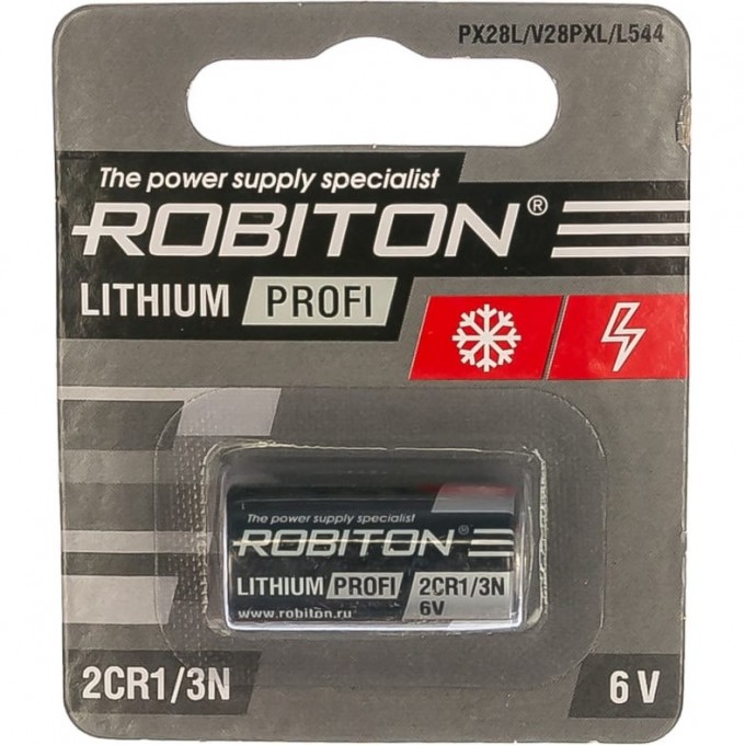 Батарея ROBITON R-2CR1/3N-BL1 13708 Батарея ROBITON R-2CR1/3N-BL1 13708