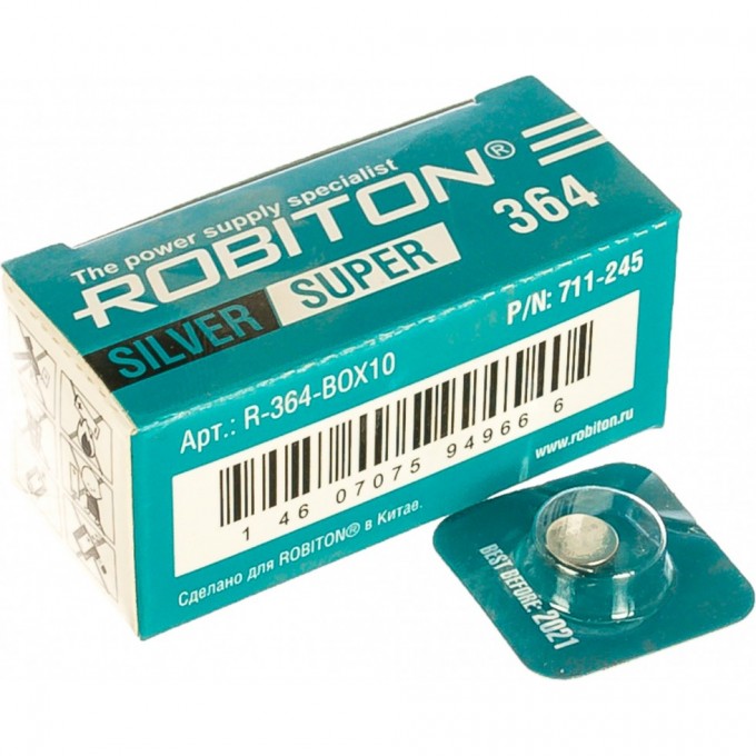 Элемент питания ROBITON R-364-BL1 18472 Элемент питания ROBITON R-364-BL1 18472