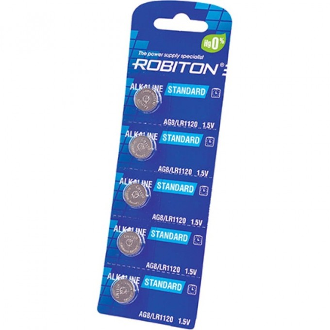 Элемент питания ROBITON R-AG8-0-BL5 16955 Элемент питания ROBITON R-AG8-0-BL5 16955