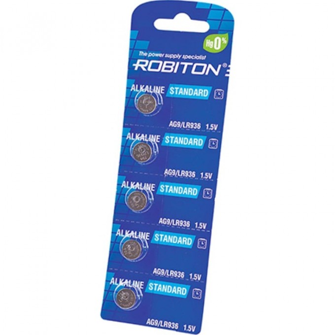 Элемент питания ROBITON R-AG9-0-BL5 16956 Элемент питания ROBITON R-AG9-0-BL5 16956