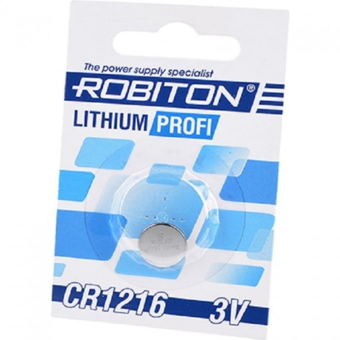 Элемент питания ROBITON R-CR1216-BL1 14626 Элемент питания ROBITON R-CR1216-BL1 14626