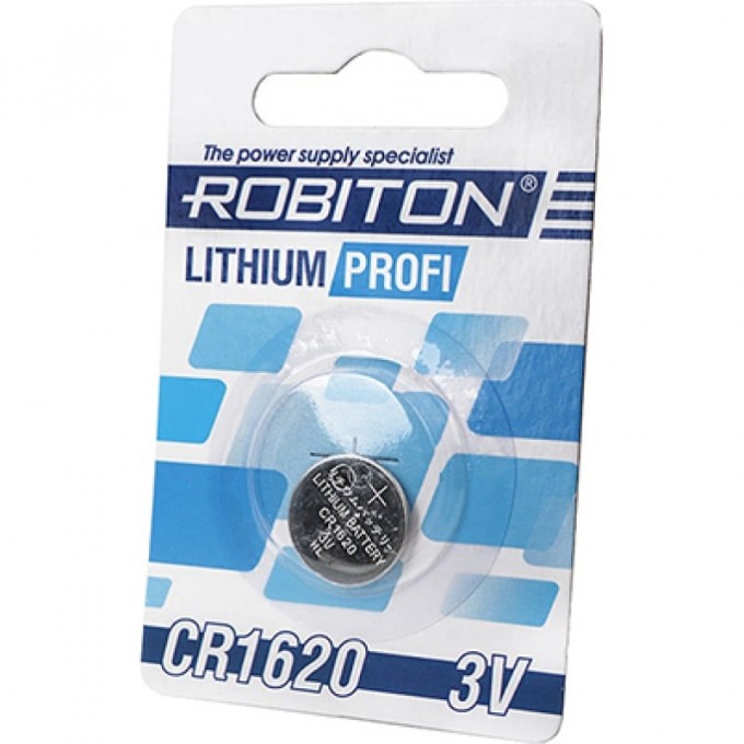 Элемент питания ROBITON R-CR1620-BL1 13056 Элемент питания ROBITON R-CR1620-BL1 13056
