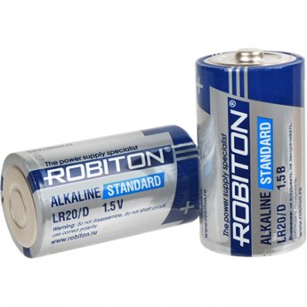 Элемент питания ROBITON STANDARD LR20 BULK10, в упаковке 10 шт