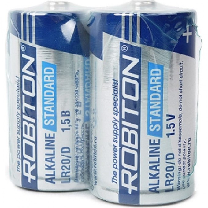 Элемент питания ROBITON STANDARD LR20 SR2, в упаковке 12 шт 12779 Элемент питания ROBITON STANDARD LR20 SR2, в упаковке 12 шт 12779