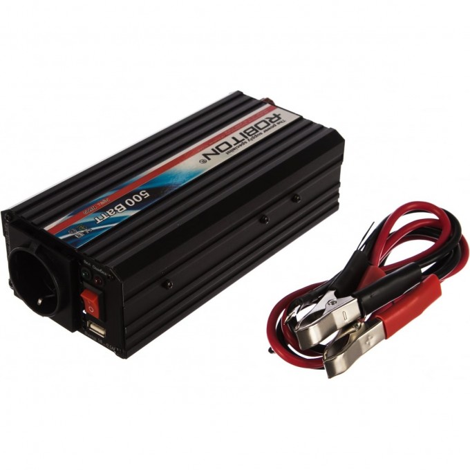 Инвертор 12V-220V ROBITON R500 12172 Инвертор 12V-220V ROBITON R500 12172
