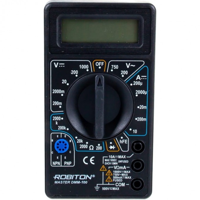 Мультиметр ROBITON MASTER DMM-1000 BL1 18134 Мультиметр ROBITON MASTER DMM-1000 BL1 18134