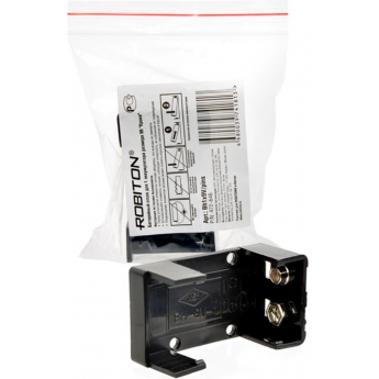 Отсек для элементов питания ROBITON Bh1x9V/pins с выводами для пайки PK1