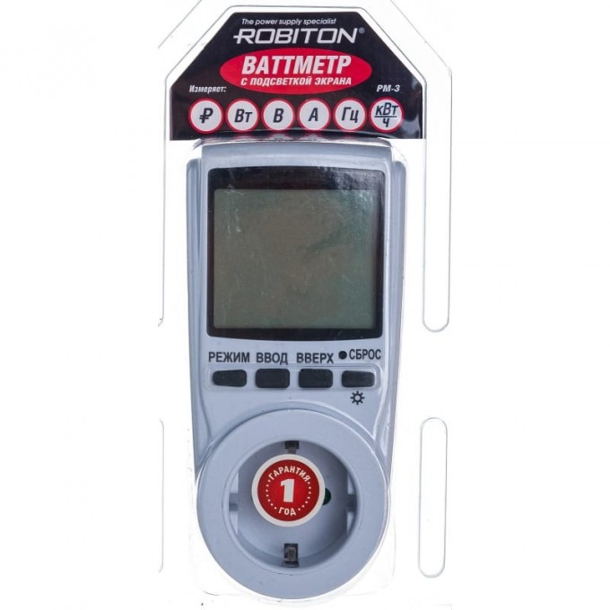 Ваттметр ROBITON PM-3 15427 Ваттметр ROBITON PM-3 15427