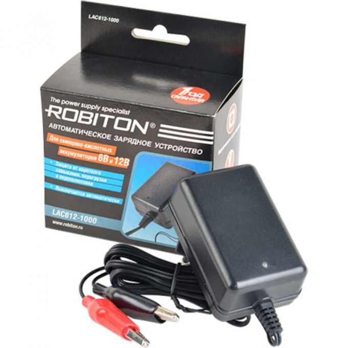Зарядное устройство для батарей ROBITON LAC612-1000 14886 Зарядное устройство для батарей ROBITON LAC612-1000 14886