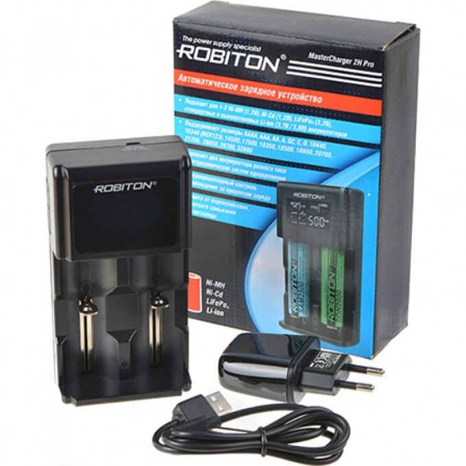 Зарядное устройство ROBITON MASTERCHARGER 2H Pro 16587 Зарядное устройство ROBITON MASTERCHARGER 2H Pro 16587