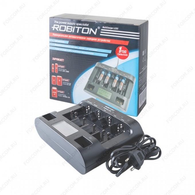 Зарядное устройство ROBITON MULTICHARGER LCD2 18258 Зарядное устройство ROBITON MULTICHARGER LCD2 18258
