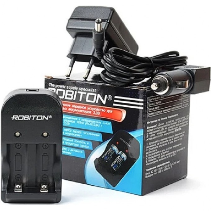 Зарядное устройство ROBITON SMART RCR123 13024 Зарядное устройство ROBITON SMART RCR123 13024