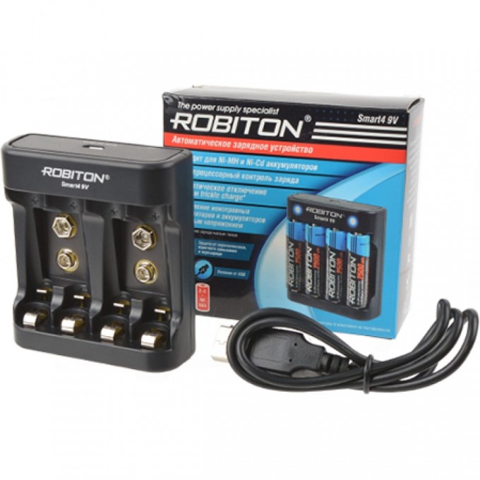 Зарядное устройство ROBITON SMART4 9V 16975 Зарядное устройство ROBITON SMART4 9V 16975