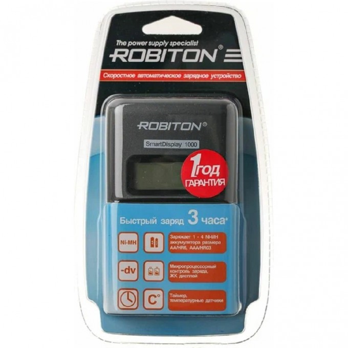 Зарядное устройство ROBITON SMARTDISPLAY 1000 11072 Зарядное устройство ROBITON SMARTDISPLAY 1000 11072