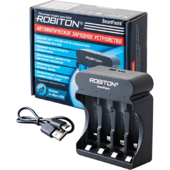 Зарядное устройство ROBITON SMARTFAST4 18127 Зарядное устройство ROBITON SMARTFAST4 18127