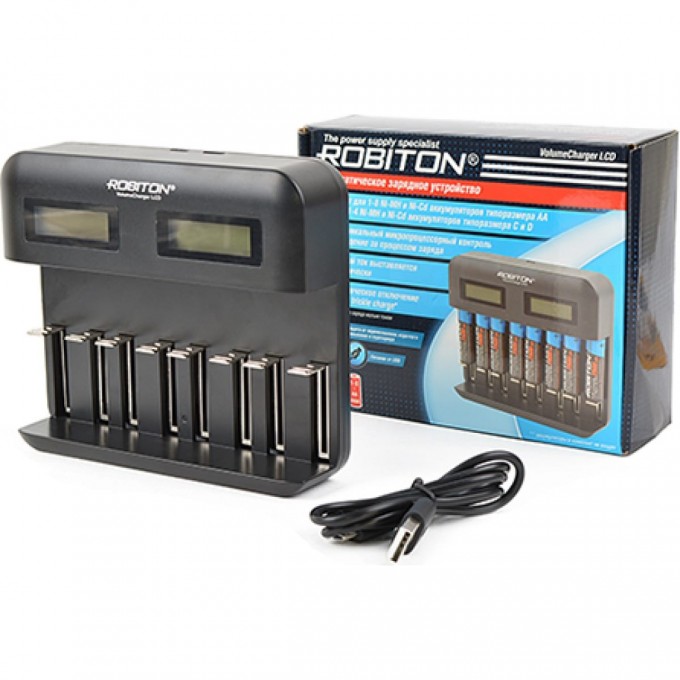Зарядное устройство ROBITON VOLUMECHARGER LCD 16980 Зарядное устройство ROBITON VOLUMECHARGER LCD 16980